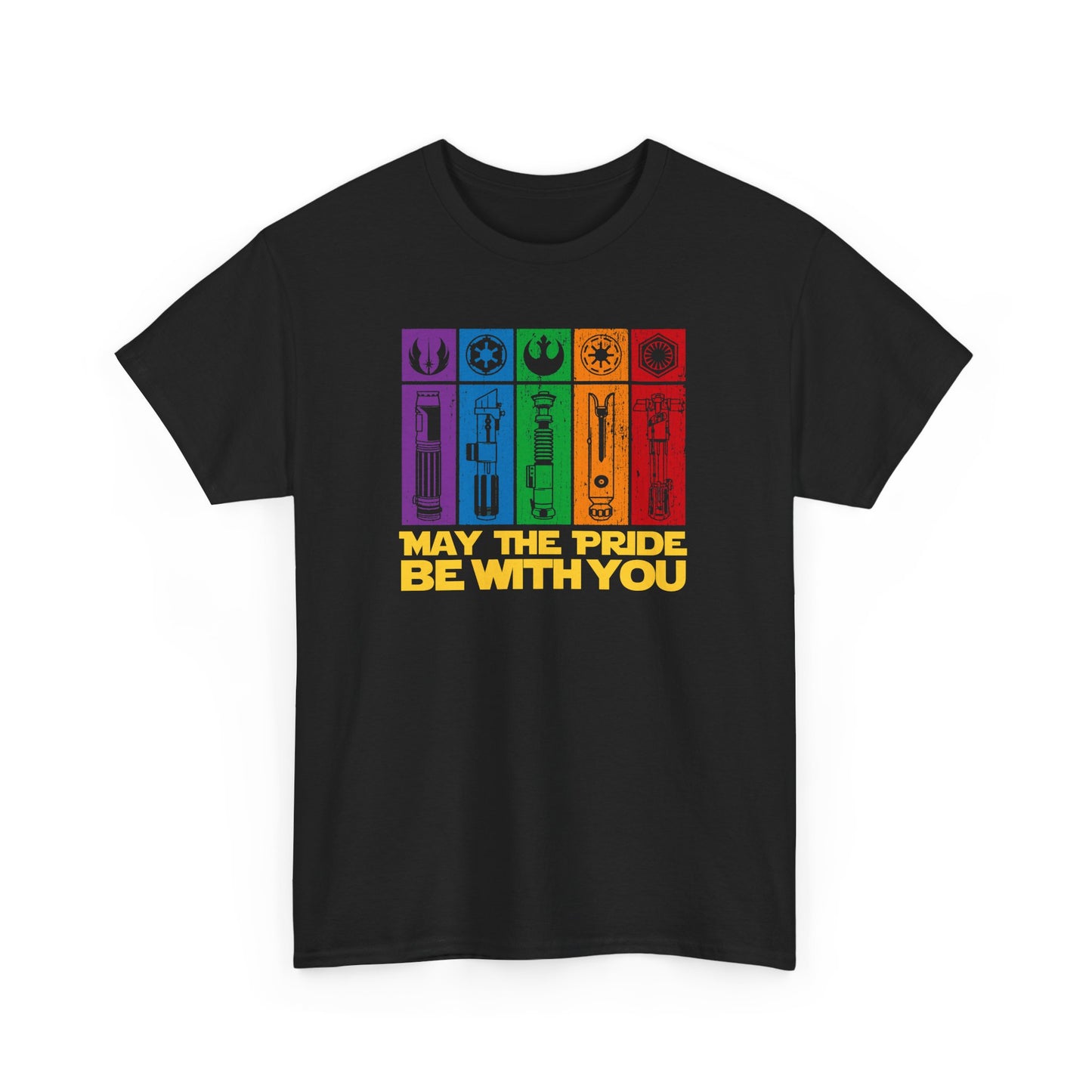 Pride-Themed Unisex Heavy Cotton Tee - "May the Pride Be With You"