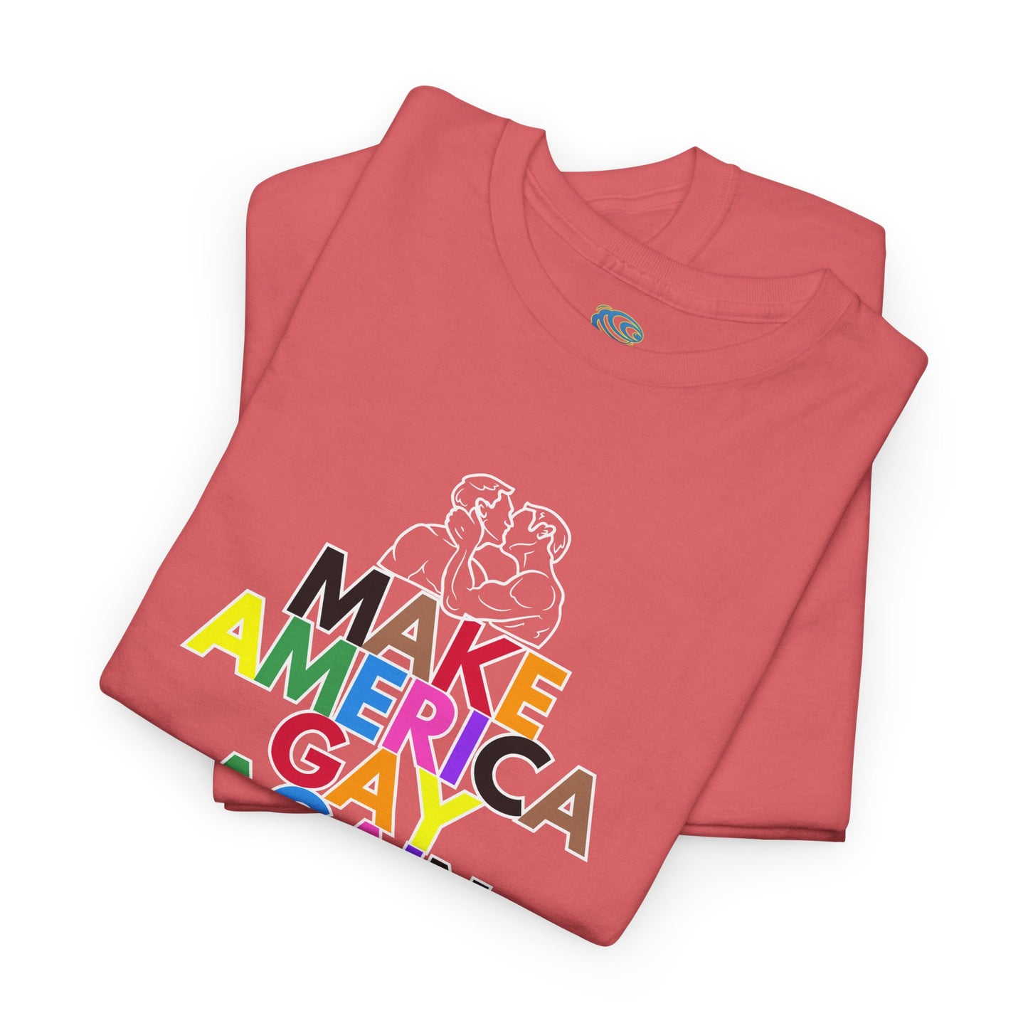 Make America Gay Again Unisex Heavy Cotton Tee - Pride & LGBTQ+ Support