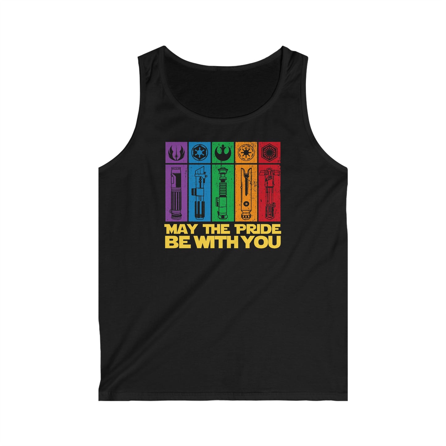 Pride Lightsaber Tank Top - "May the Pride Be With You"