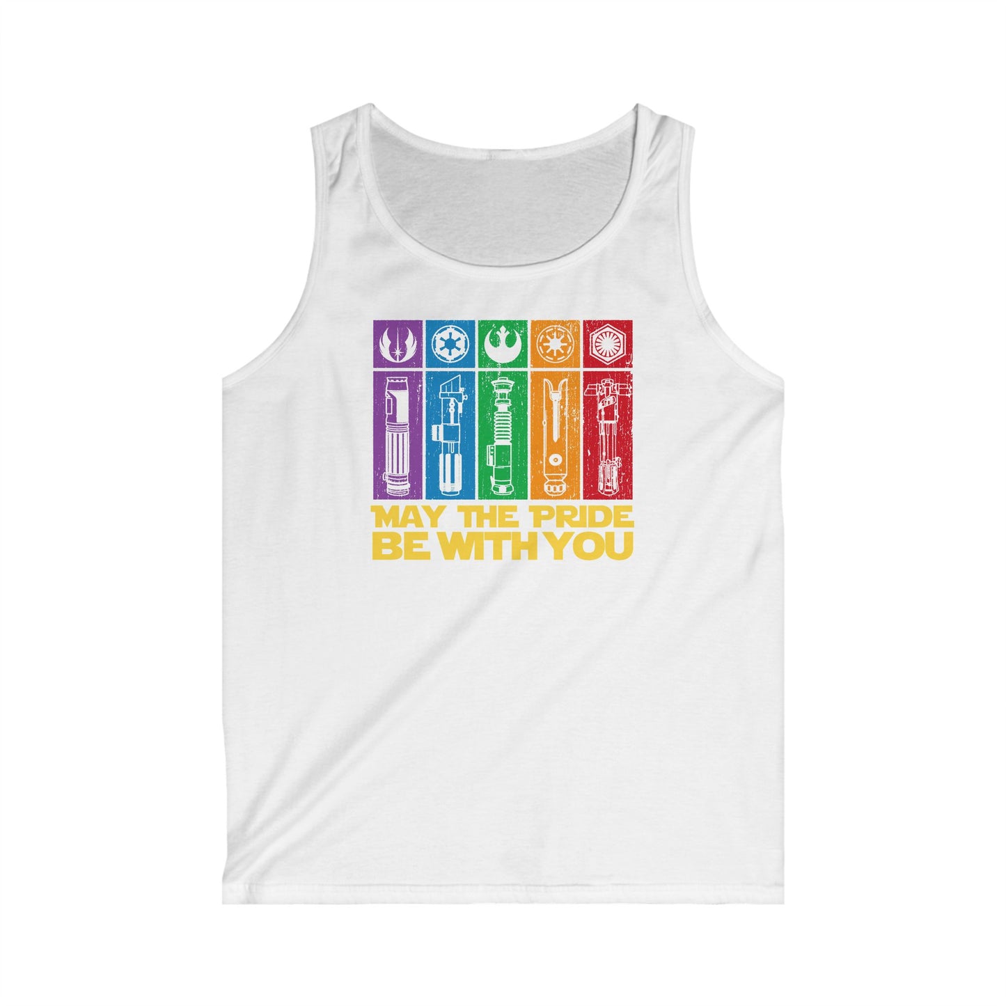 Pride Lightsaber Tank Top - "May the Pride Be With You"