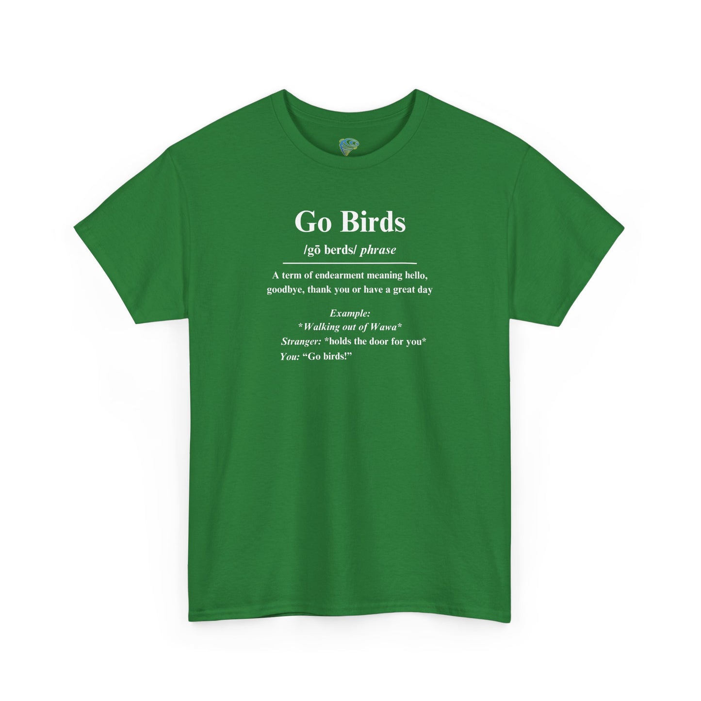 Go Birds Unisex Heavy Cotton Tee - Casual Gift for Bird Lovers