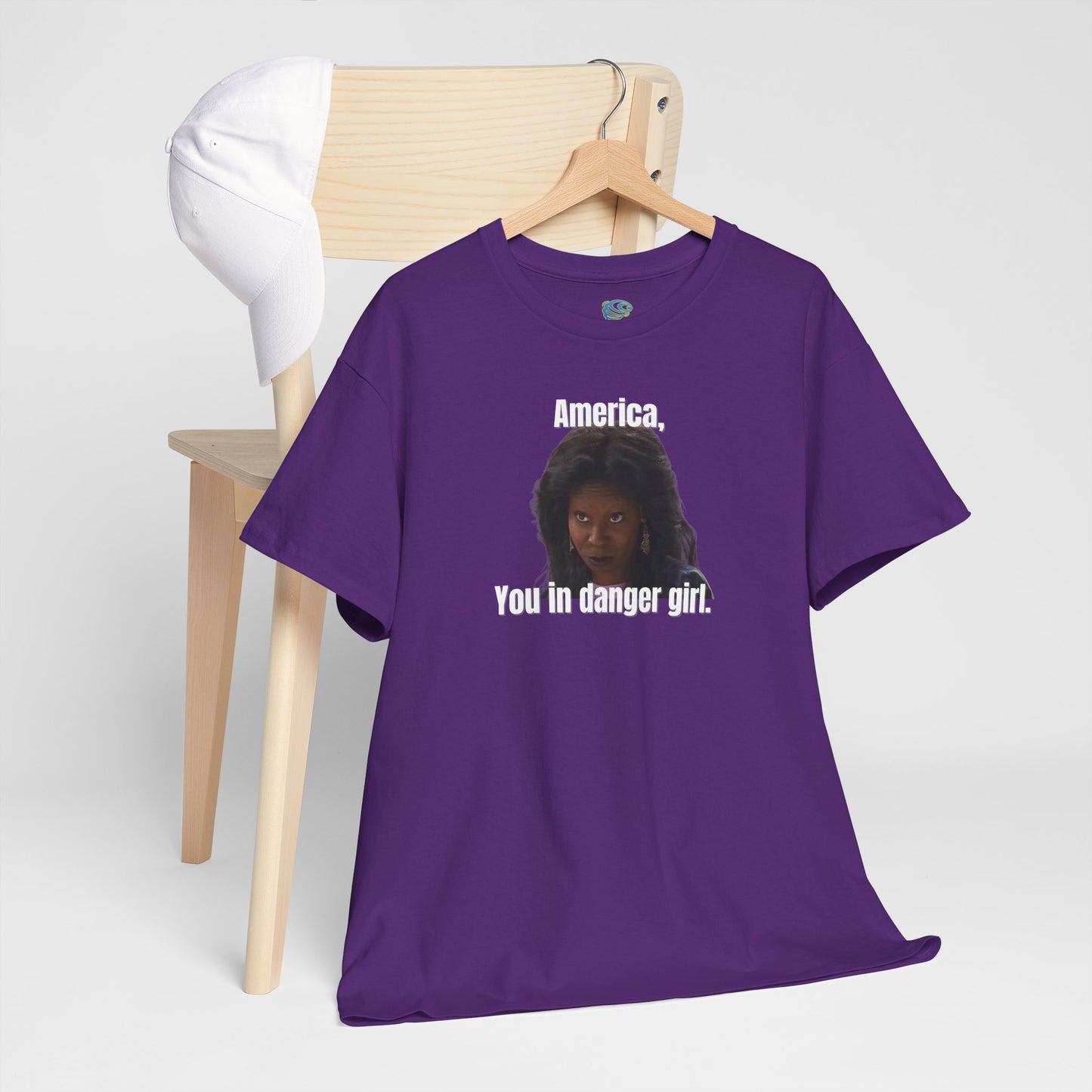 Funny 'America, You in Danger' Parody Unisex Tee