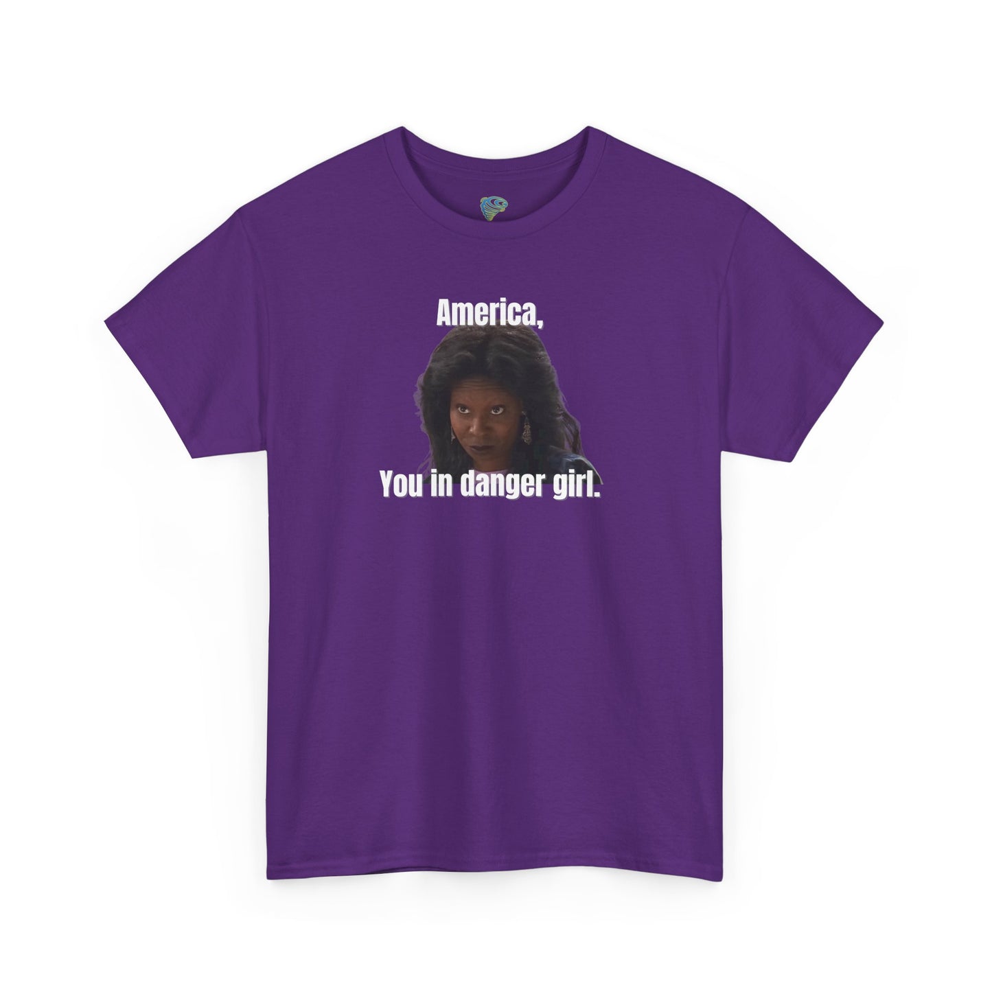 Funny 'America, You in Danger' Parody Unisex Tee