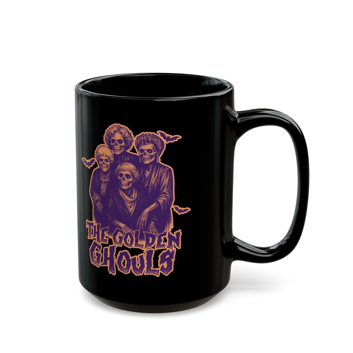 The Golden Ghouls Coffee Mug, Halloween Gift Idea, Unique Drinkware, 15oz Halloween Mug