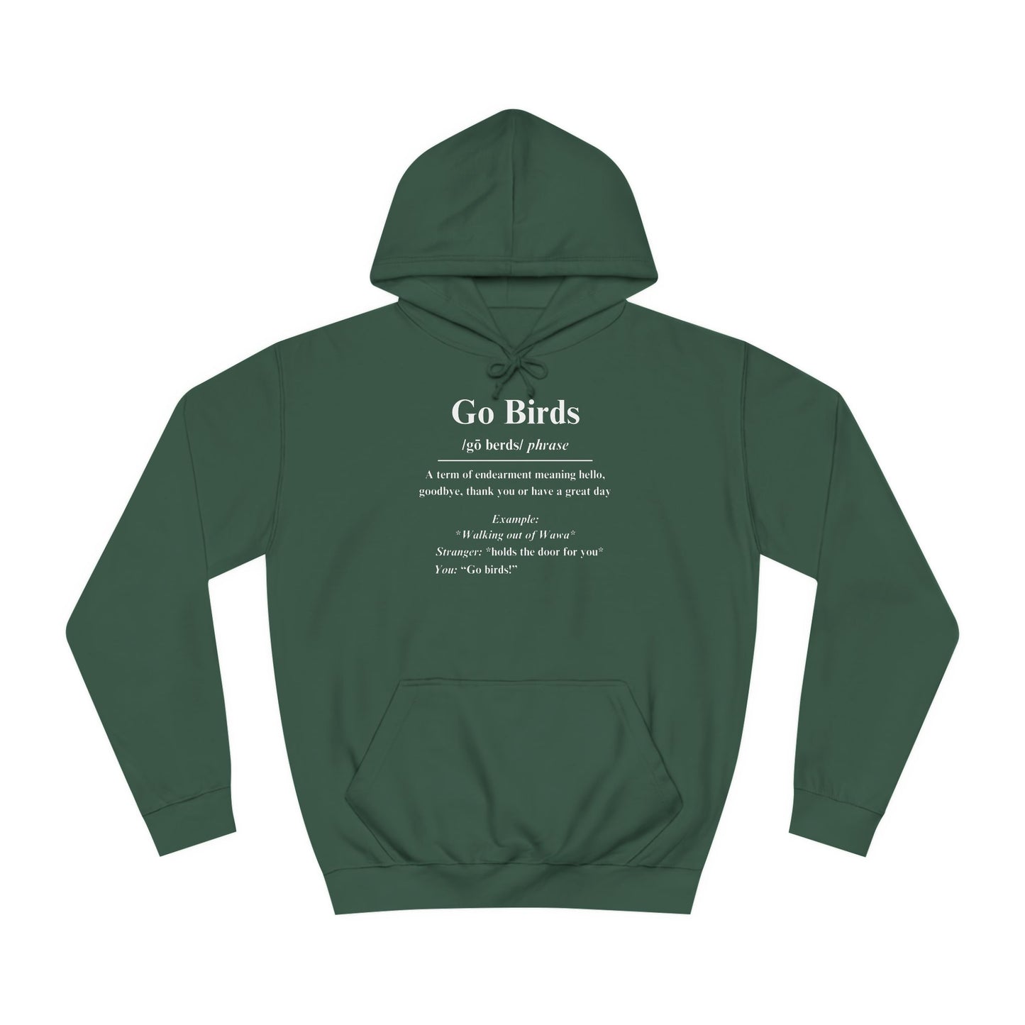 Go Birds Eagles Football Fan Hoodie