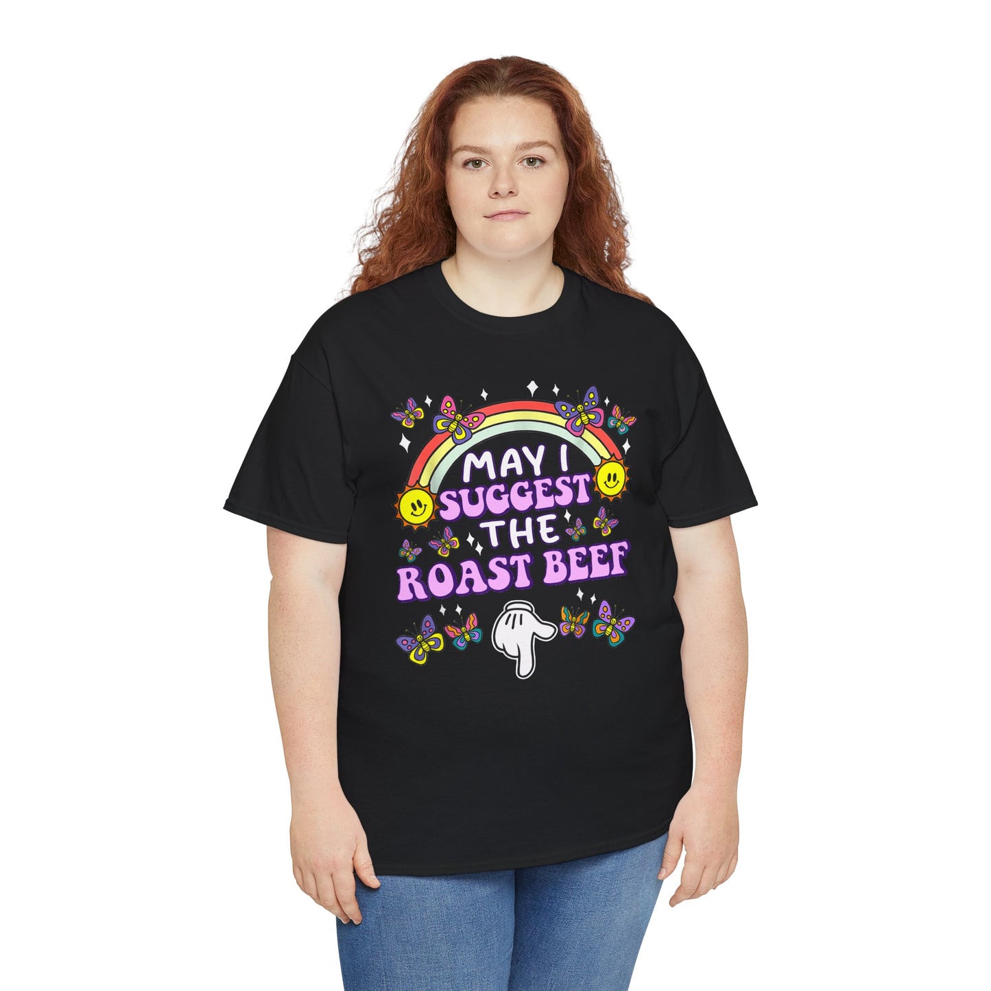 Funny Women's Embarrassing Roast Beef Unisex Tee, Joke Shirt Exchange Gift, Hilarious Humor