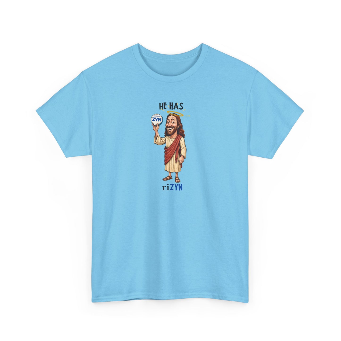 Humorous Easter Unisex Heavy Cotton Tee - 'He Has riZYN'