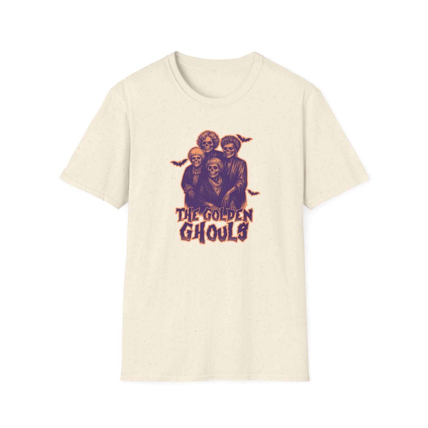 The Golden Ghouls Unisex Softstyle T-Shirt, Sitcom Inspired Halloween Shirt, Ghoul Tee, Spooky Apparel, Ghostly Gift, Festival Wear