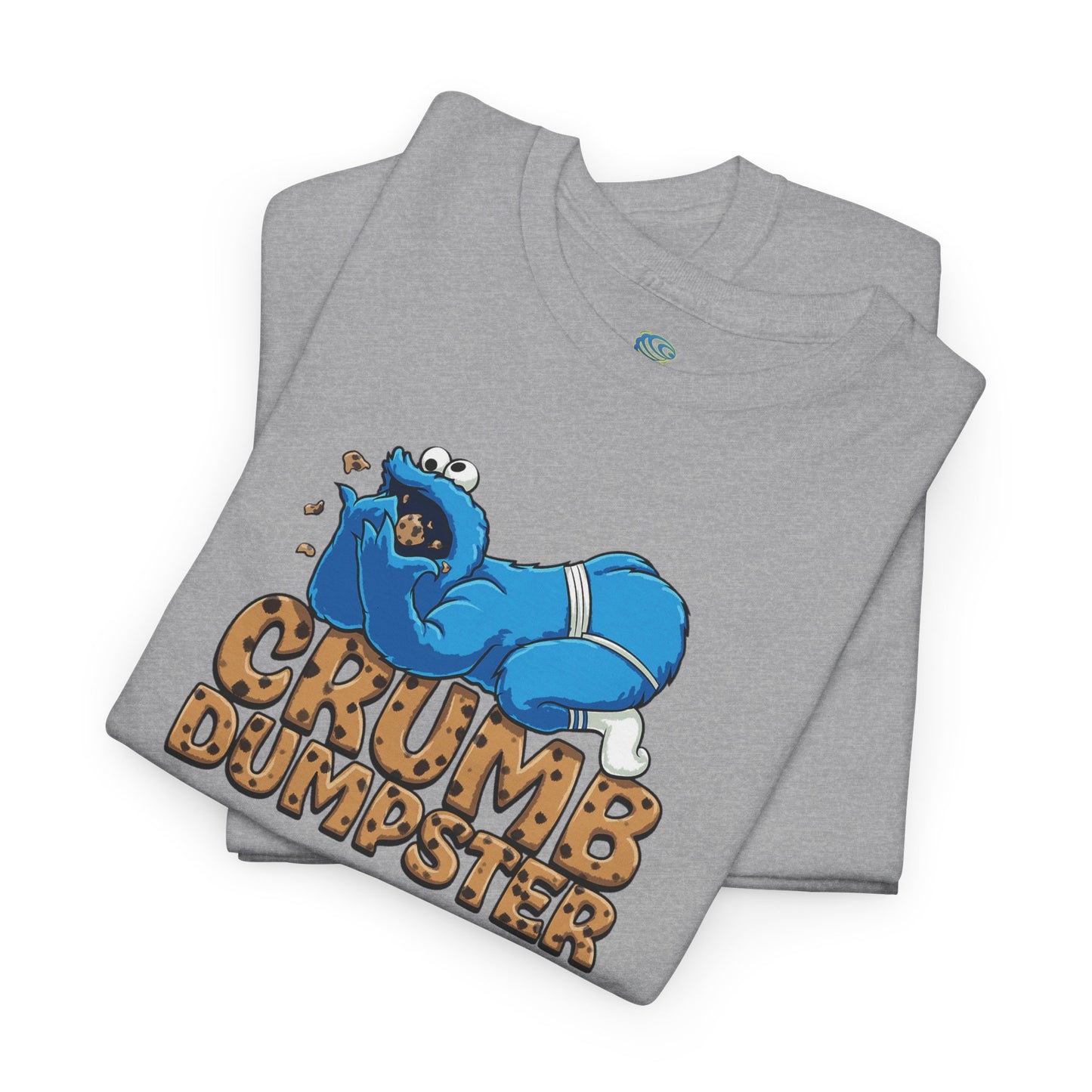 Crumb Dumpster Unisex Tee - Gay Cookie Eating Monster Design