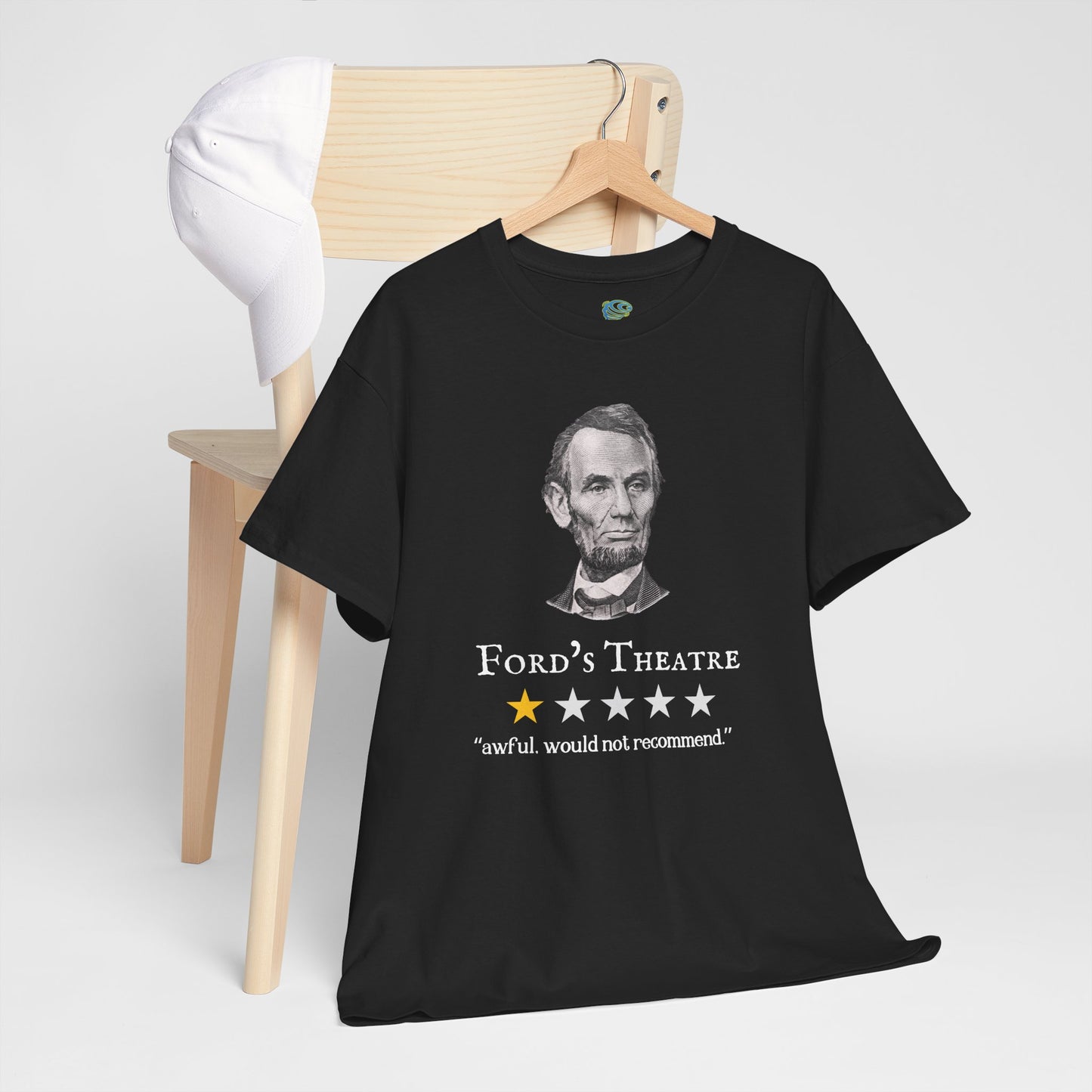 Funny Abraham Lincoln Ford's Theater Google Review Unisex Tee