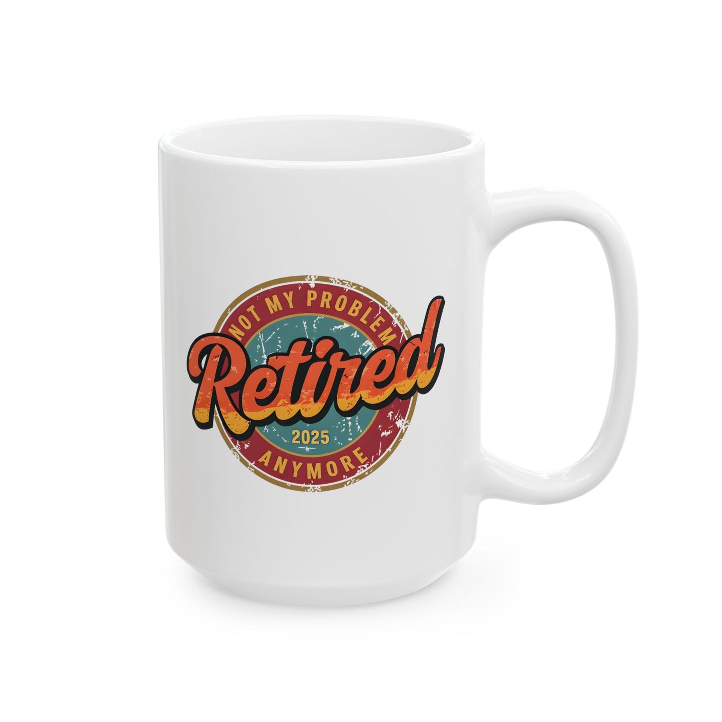 Mug: Retro 'Retired 2025' Coffee Mug