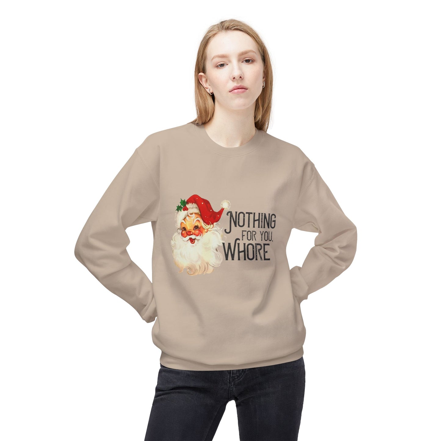 Funny Vintage Santa Christmas Sweatshirt