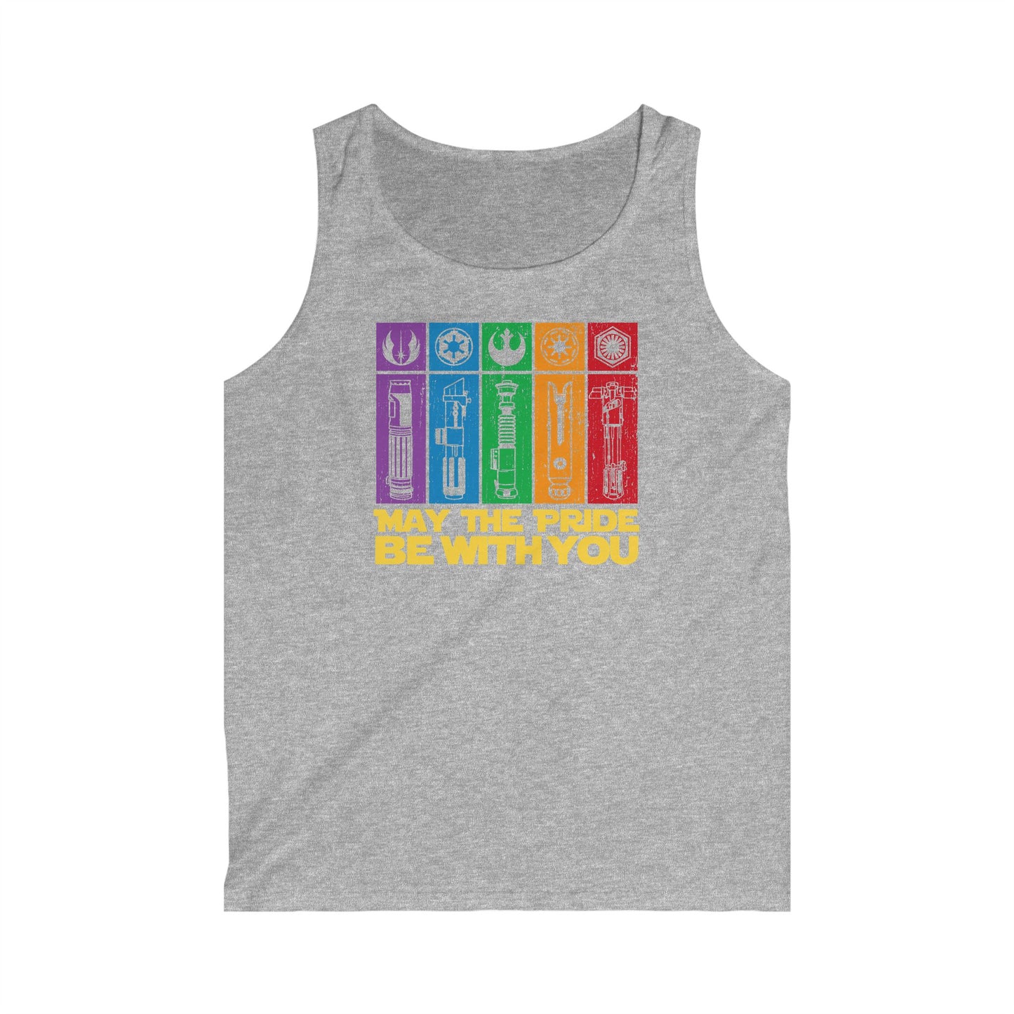 Pride Lightsaber Tank Top - "May the Pride Be With You"