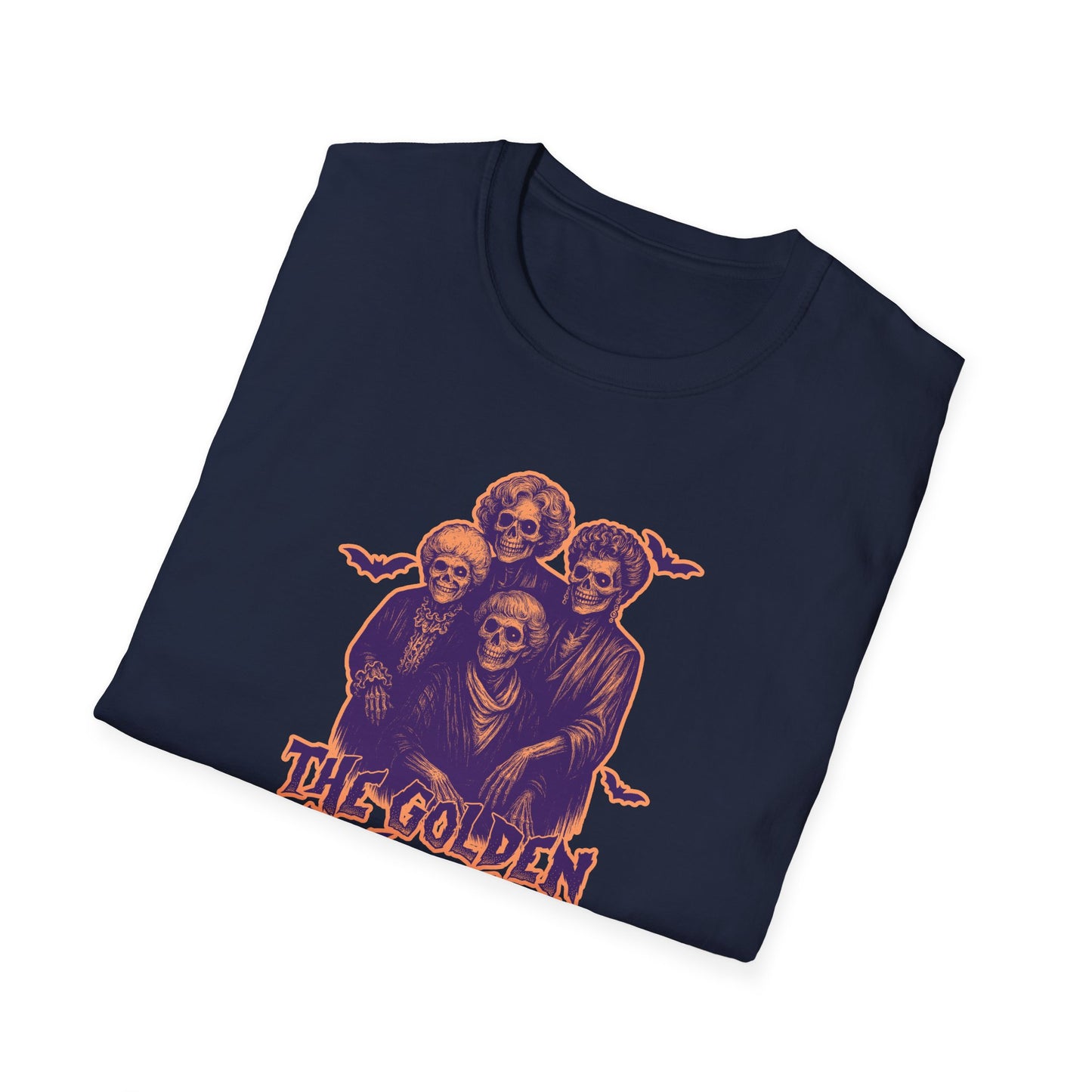 The Golden Ghouls Unisex Softstyle T-Shirt, Sitcom Inspired Halloween Shirt, Ghoul Tee, Spooky Apparel, Ghostly Gift, Festival Wear