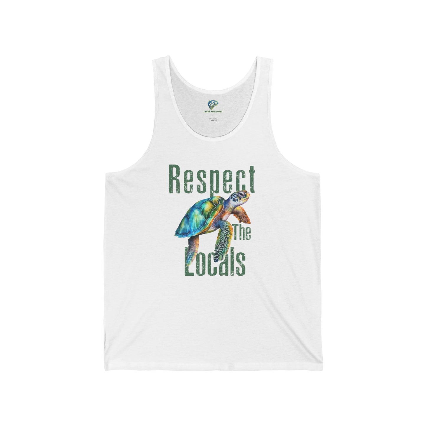 Sea Turtle Unisex Tank - Respect the Locals, Save the Sea Turtles