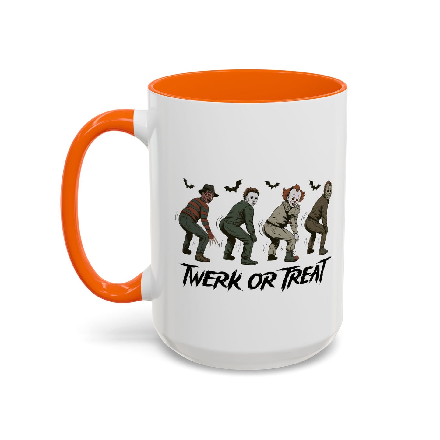 Halloween Coffee Mug, Fun Gift for Spooky Season, Twerk or Treat Design, Cute Horror Mug, Unique Halloween Decor