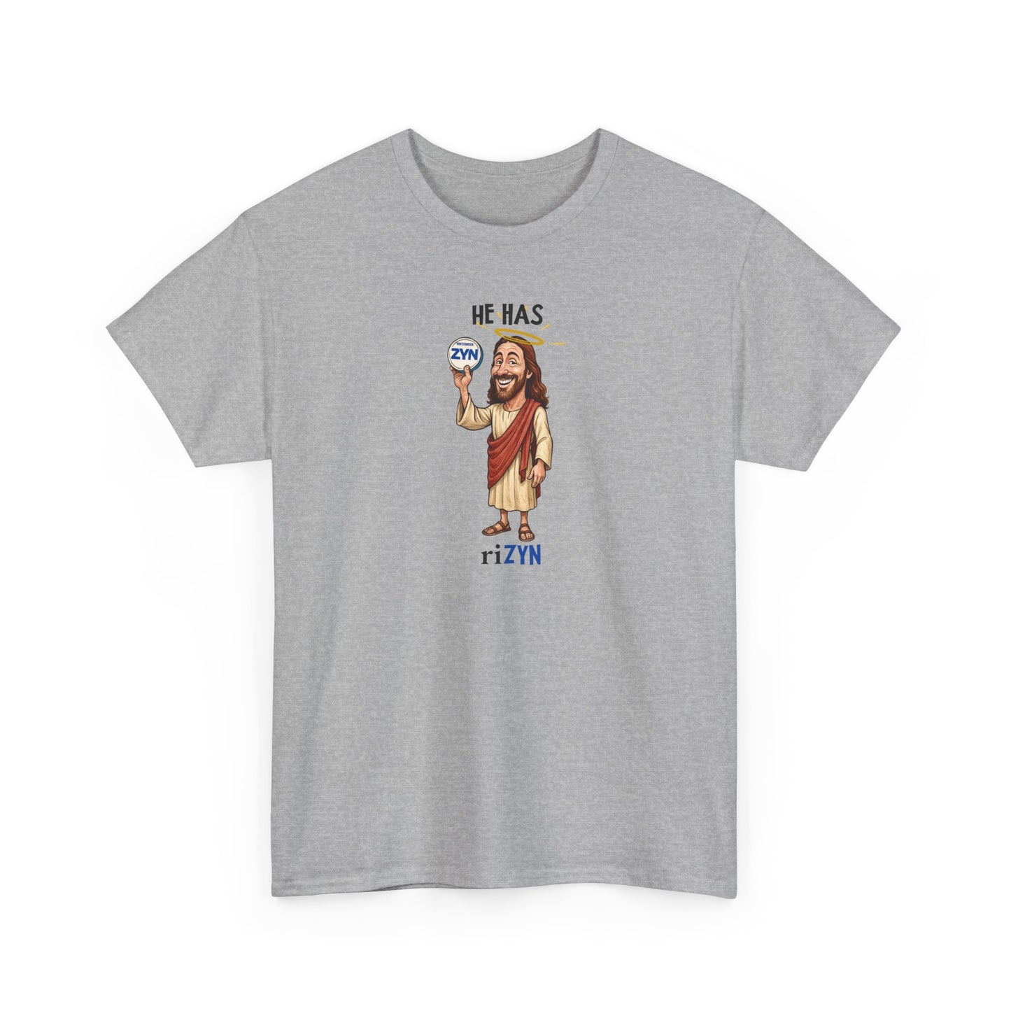 Humorous Easter Unisex Heavy Cotton Tee - 'He Has riZYN'
