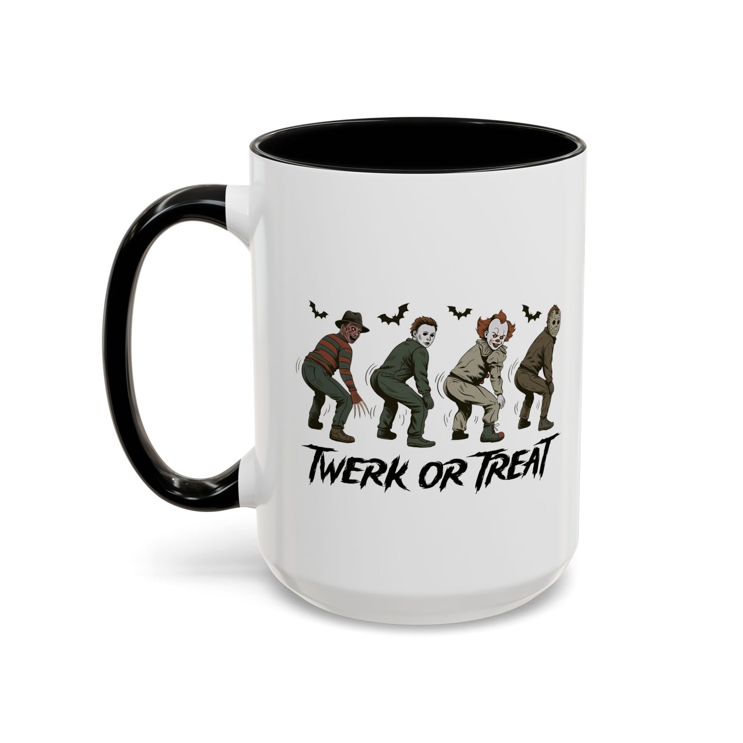 Halloween Coffee Mug, Fun Gift for Spooky Season, Twerk or Treat Design, Cute Horror Mug, Unique Halloween Decor