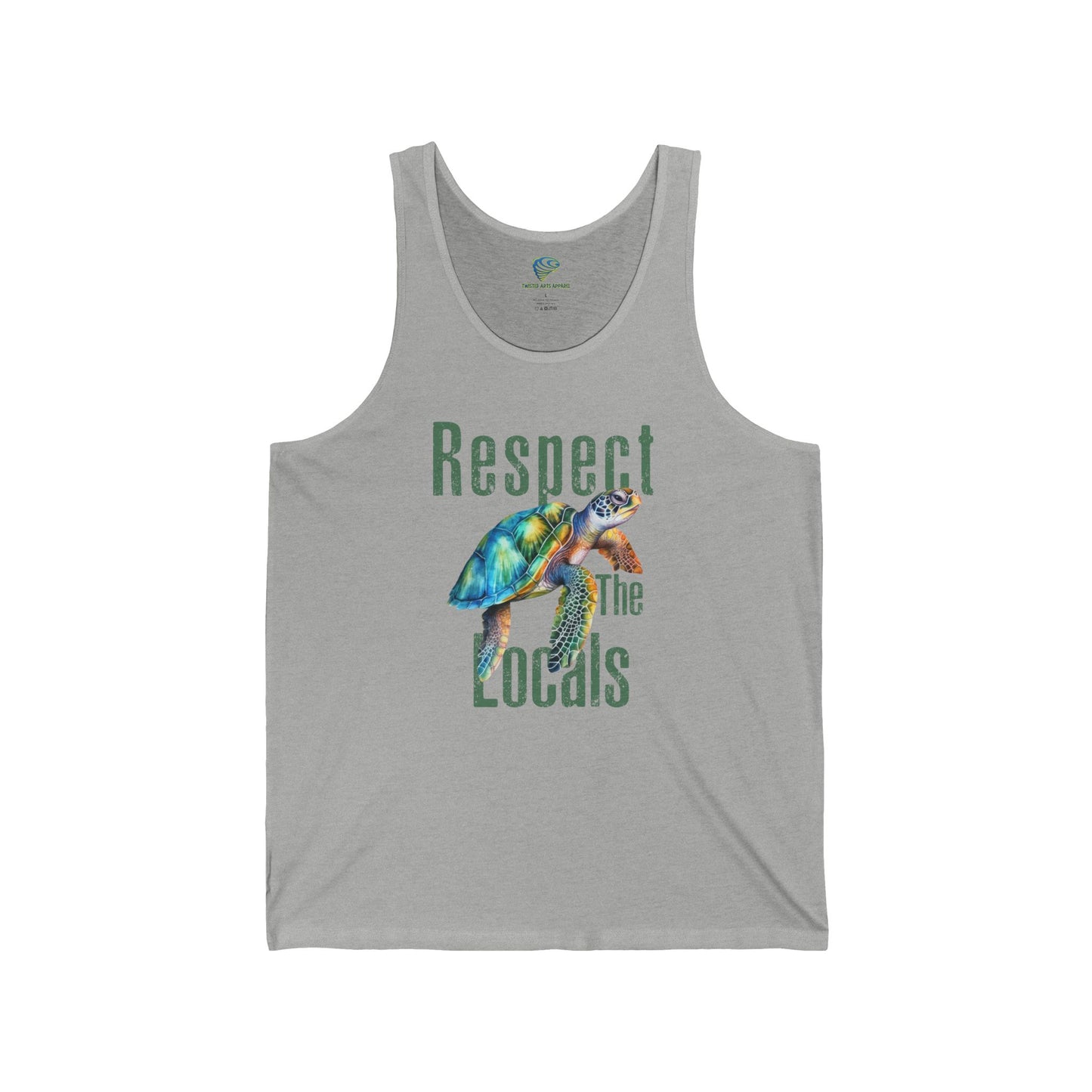Sea Turtle Unisex Tank - Respect the Locals, Save the Sea Turtles