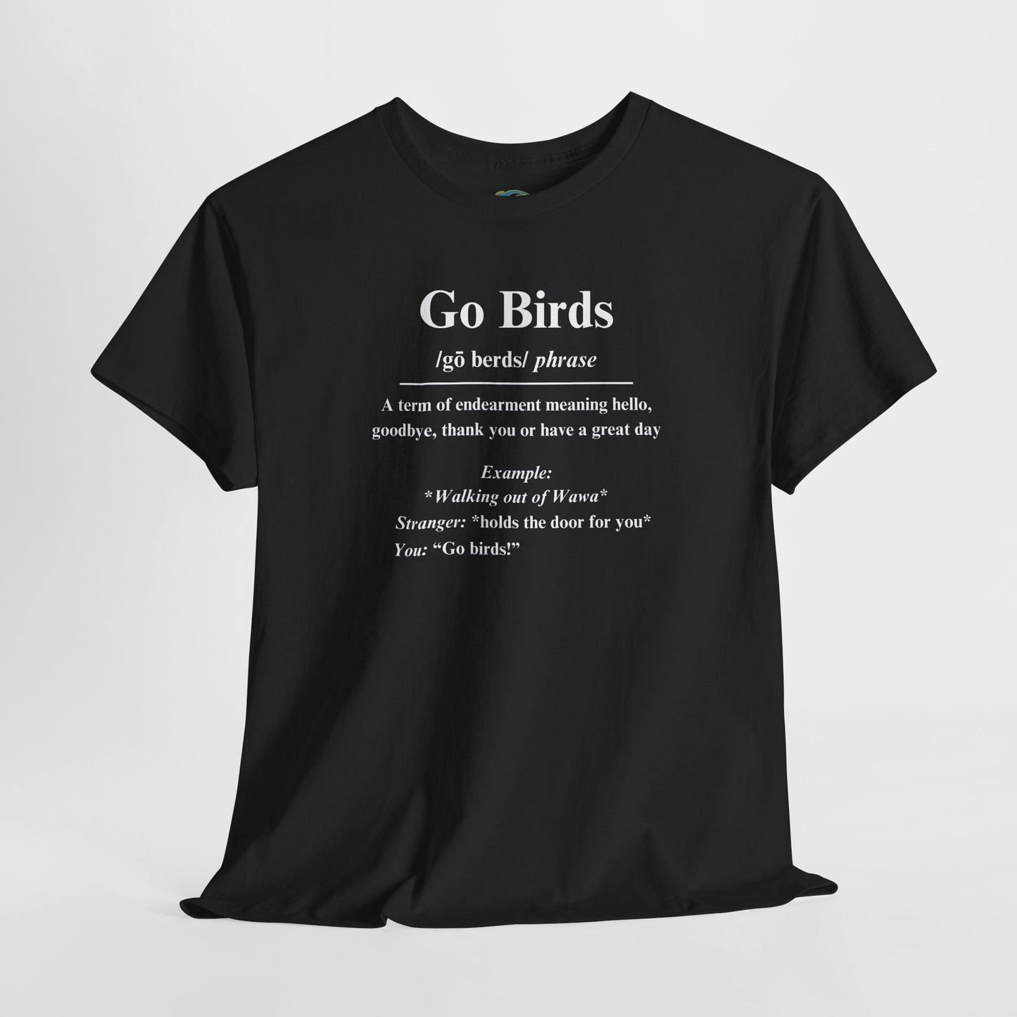Go Birds Unisex Heavy Cotton Tee - Casual Gift for Bird Lovers