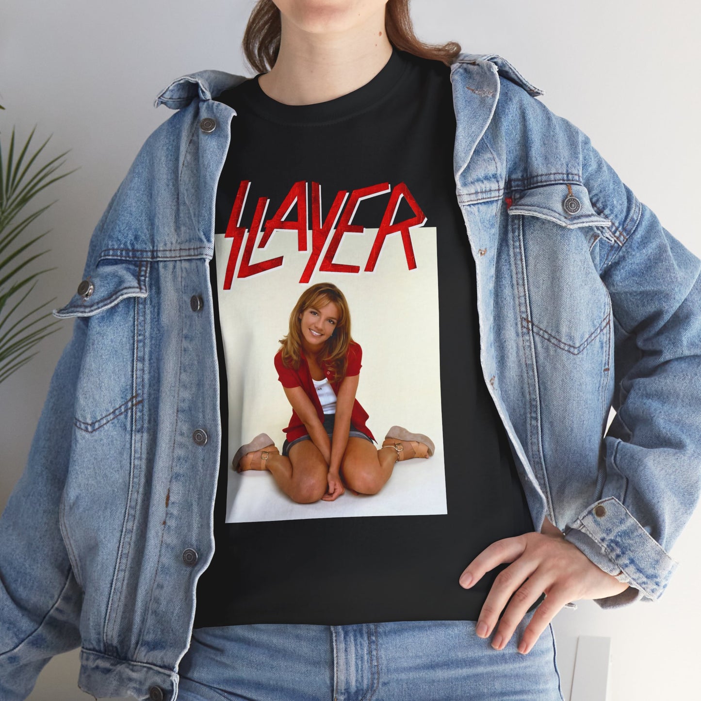 Funny Parody SLAYER Britney Spears T-shirt - Unisex