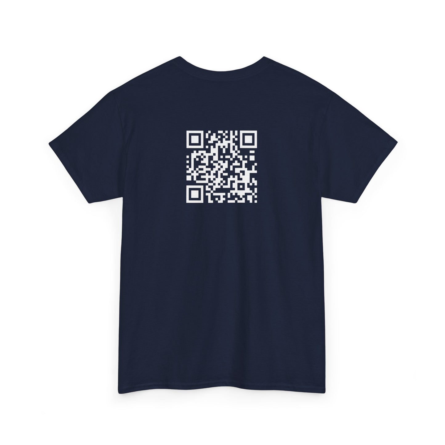 Funny QR Code Unisex Tee - Secret Message Cotton Shirt