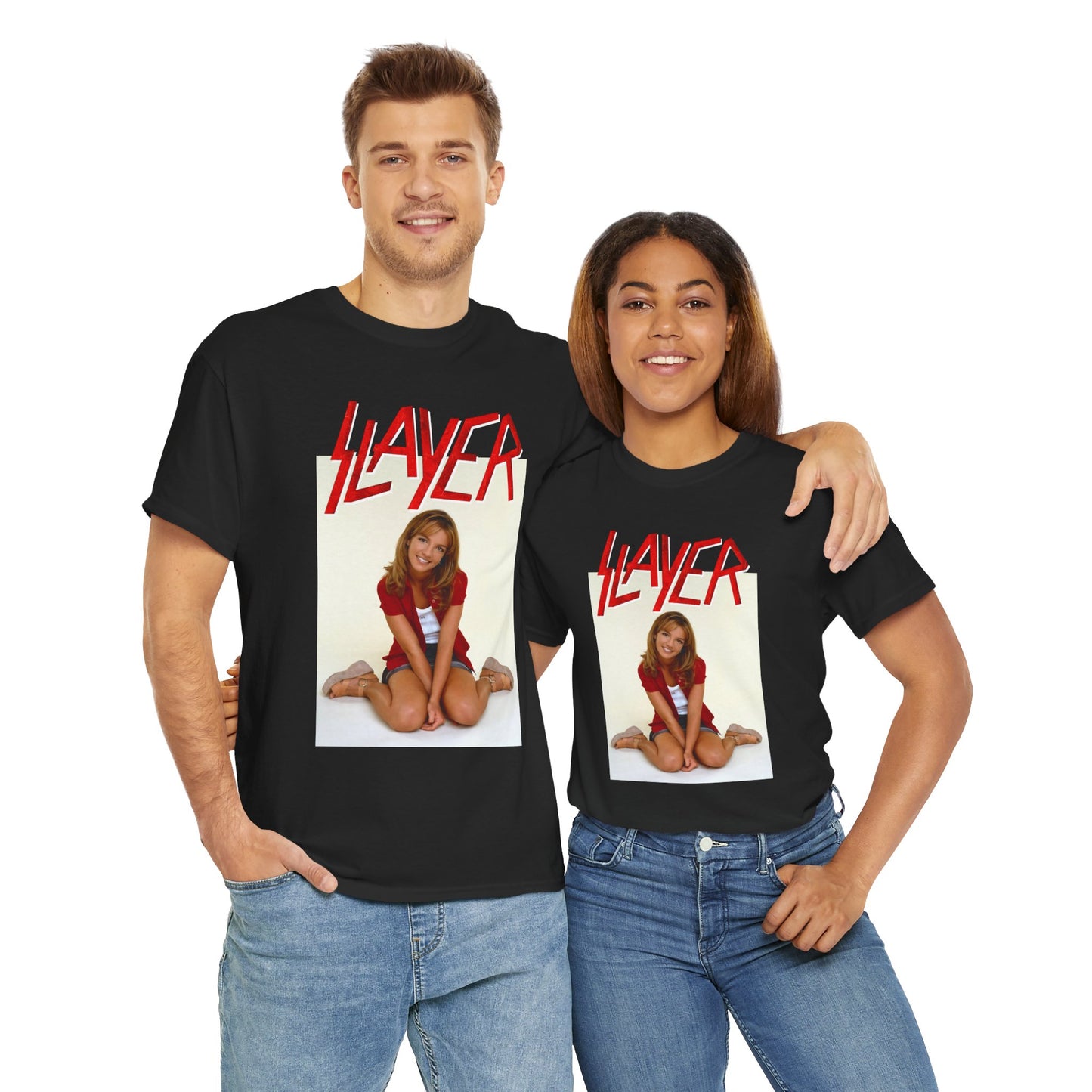 Funny Parody SLAYER Britney Spears T-shirt - Unisex