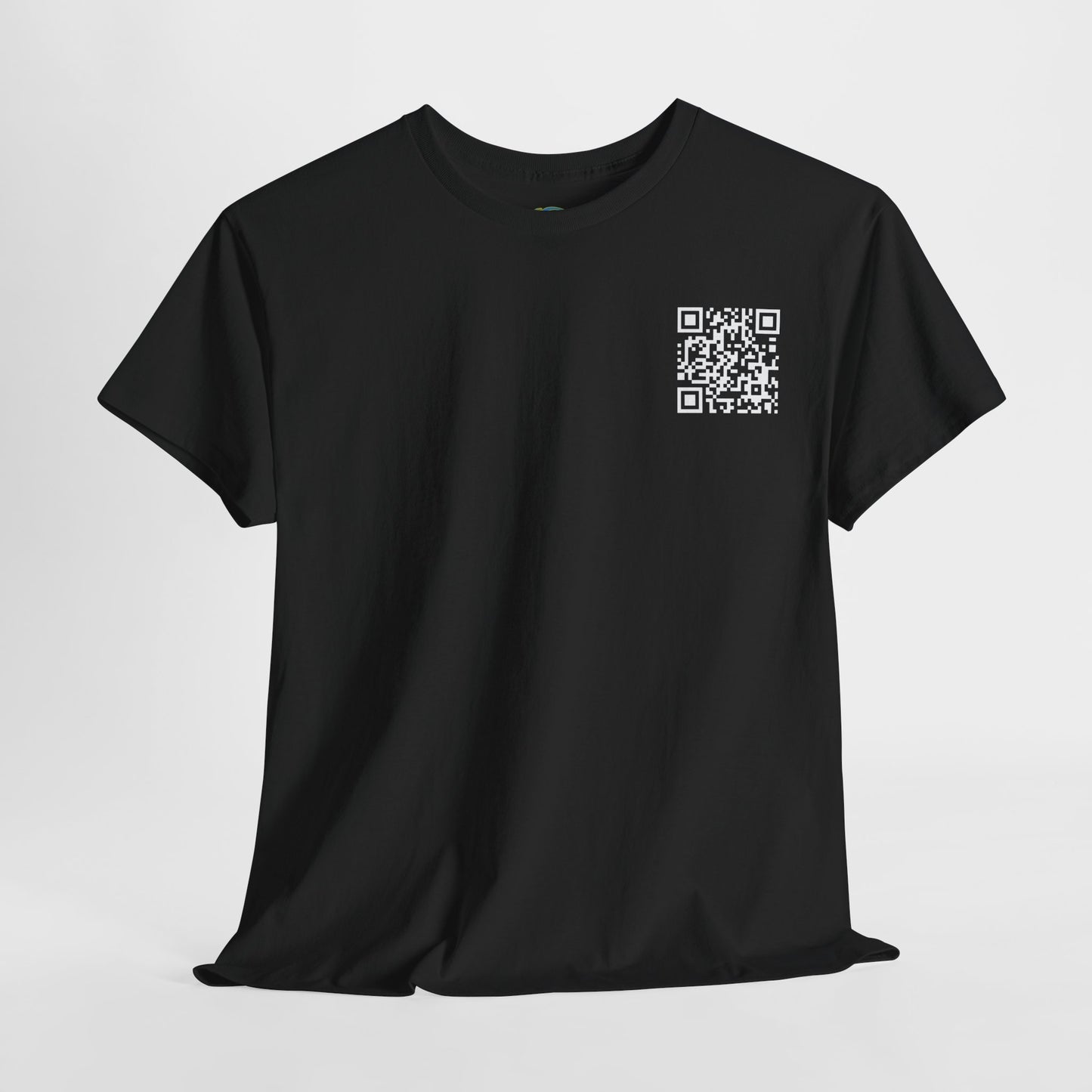 Funny QR Code Unisex Tee - Secret Message Cotton Shirt
