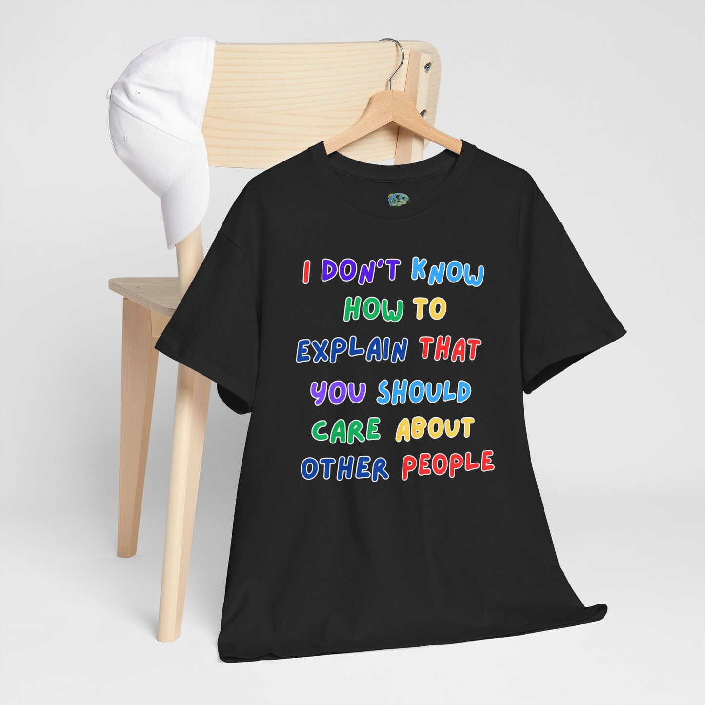 Compassion Message Unisex Heavy Cotton Tee - Comfortable & Thought-Provoking T-Shirt