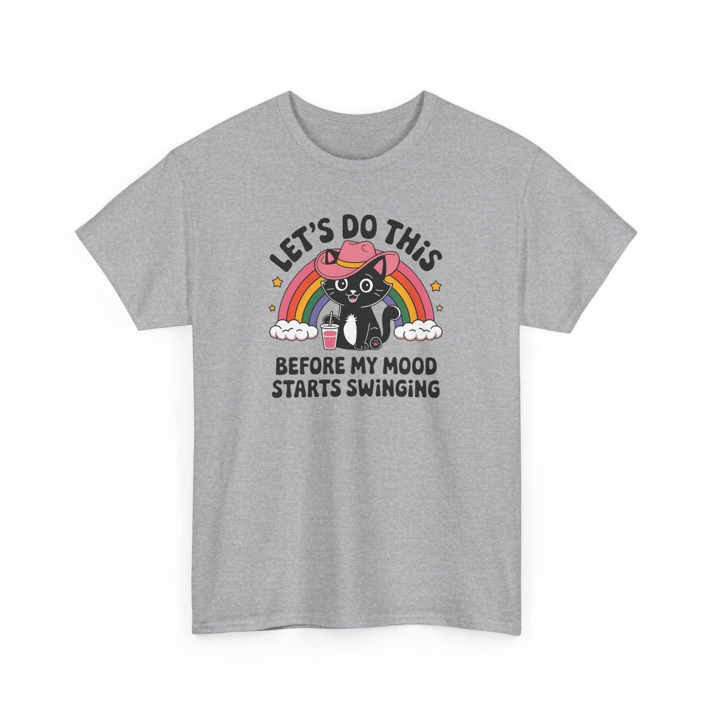 Funny Mood Swing Comedic Unisex T-Shirt, Let's Do This Before My Mood Starts Swinging, Humor Tee, Sarcastic Shirt, Comedic Top