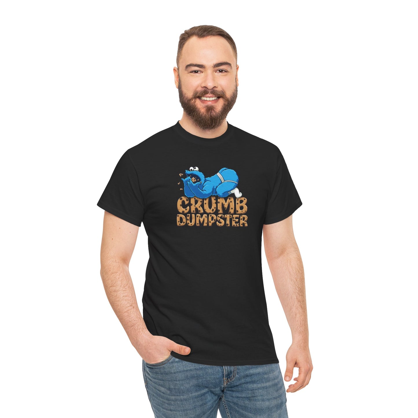 Crumb Dumpster Unisex Tee - Gay Cookie Eating Monster Design