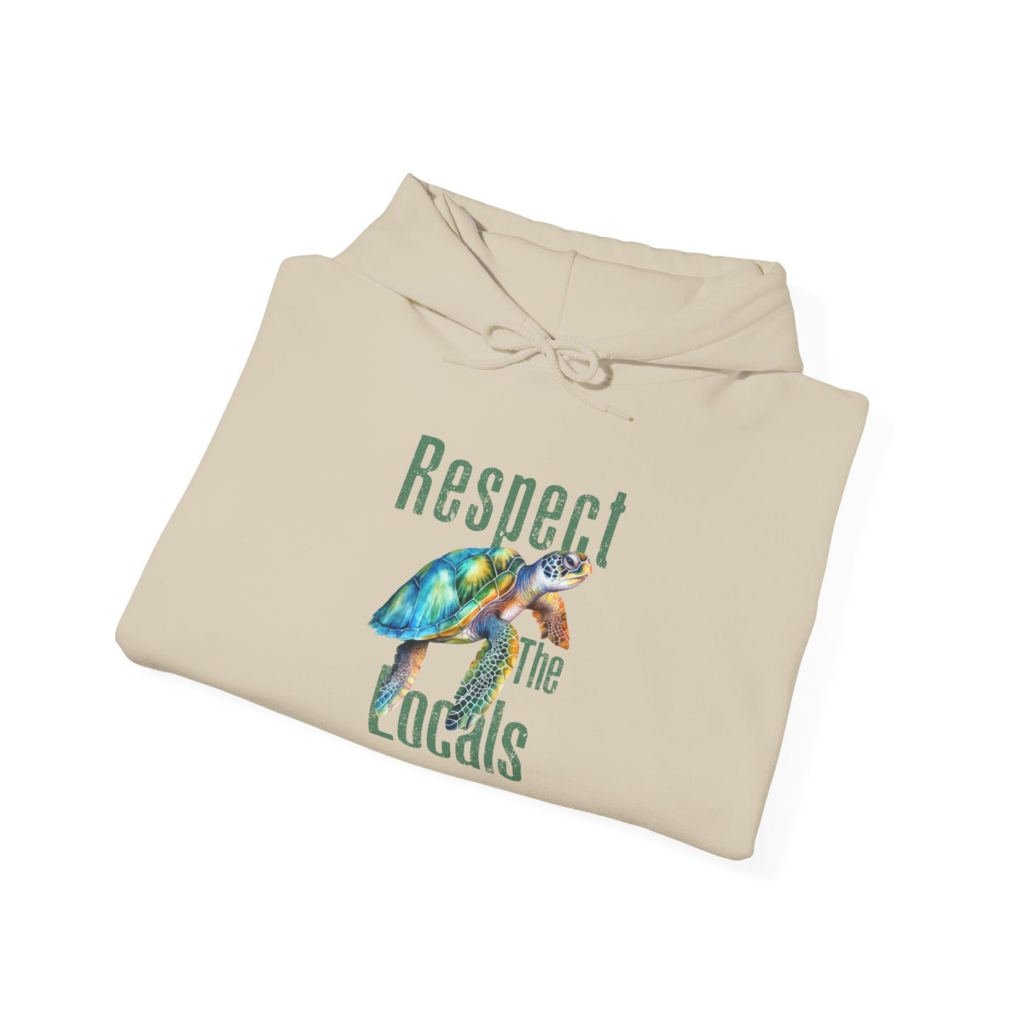 Respect The Locals Sea Turtles Hoodie