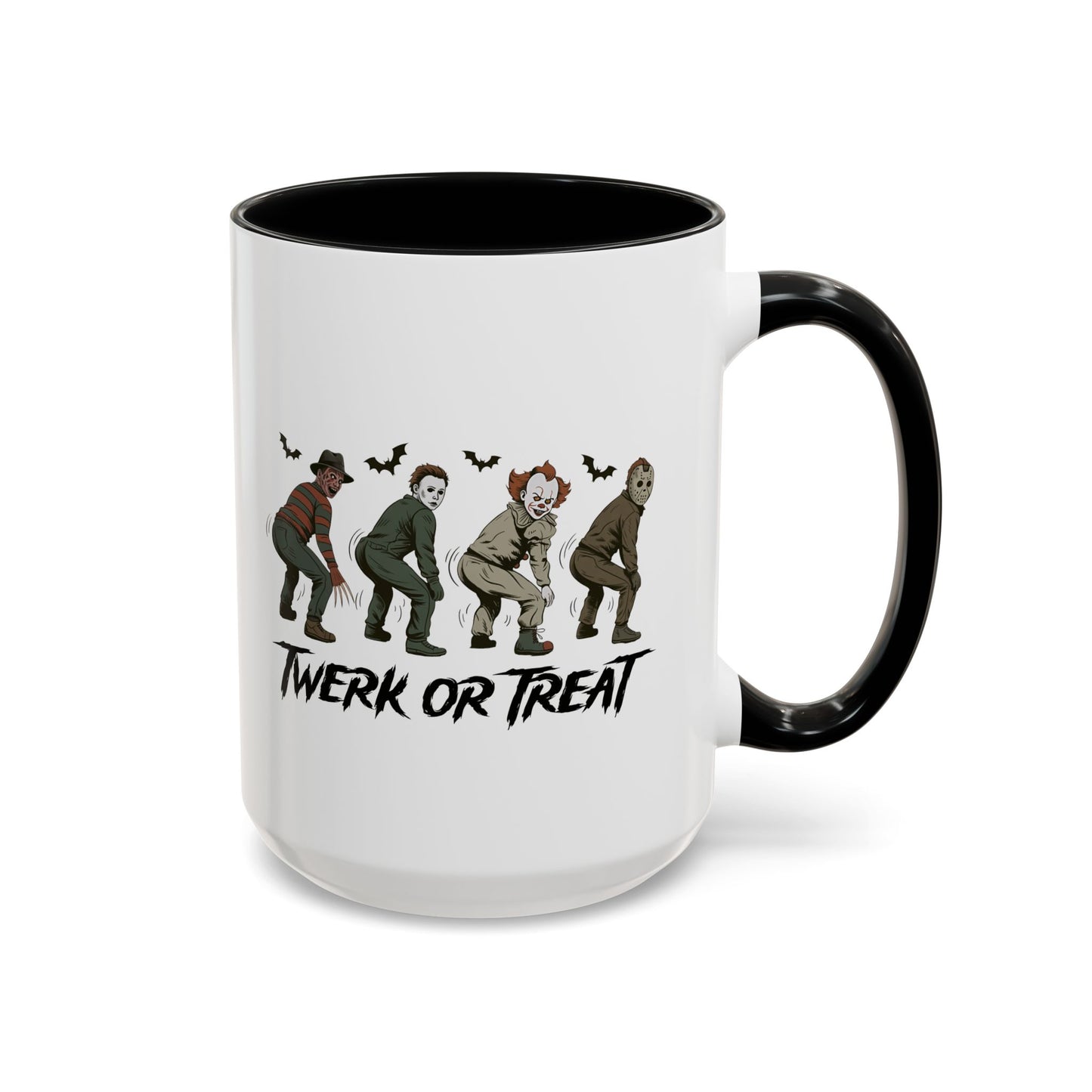 Halloween Coffee Mug, Fun Gift for Spooky Season, Twerk or Treat Design, Cute Horror Mug, Unique Halloween Decor