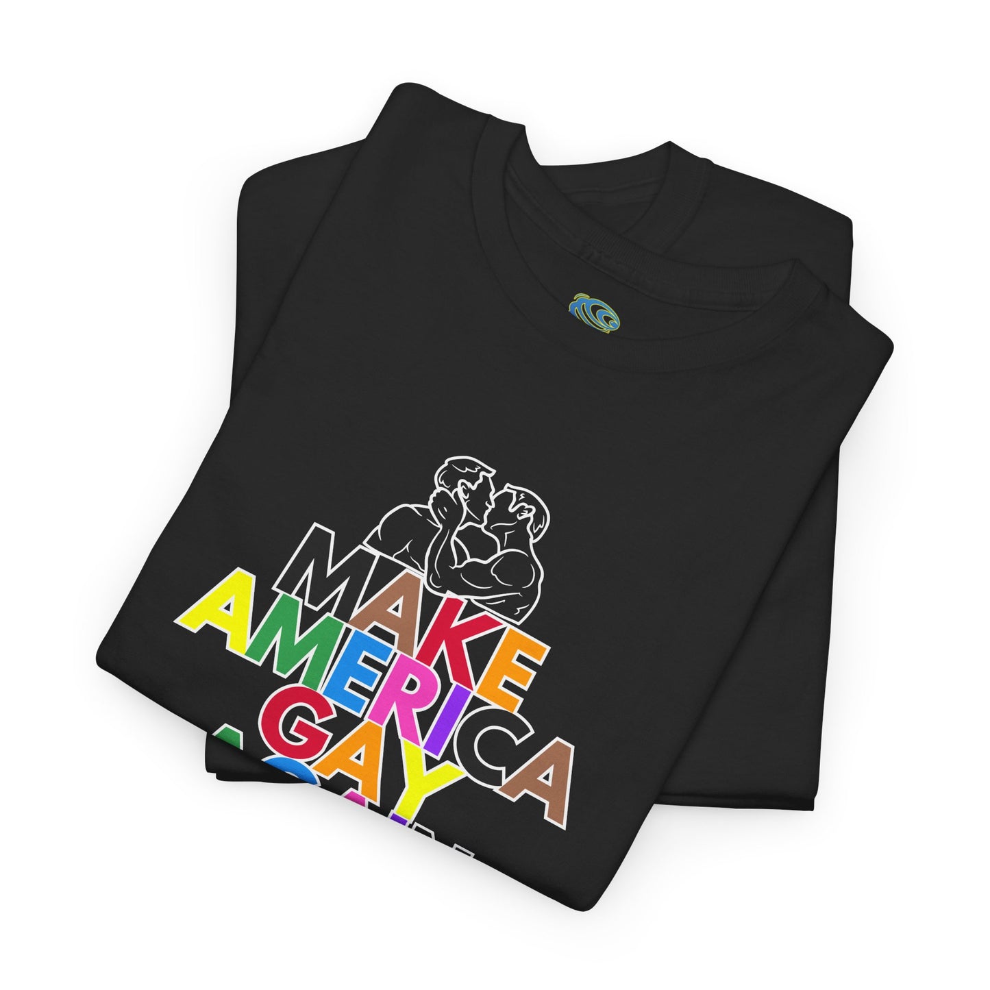 Make America Gay Again Unisex Heavy Cotton Tee - Pride & LGBTQ+ Support