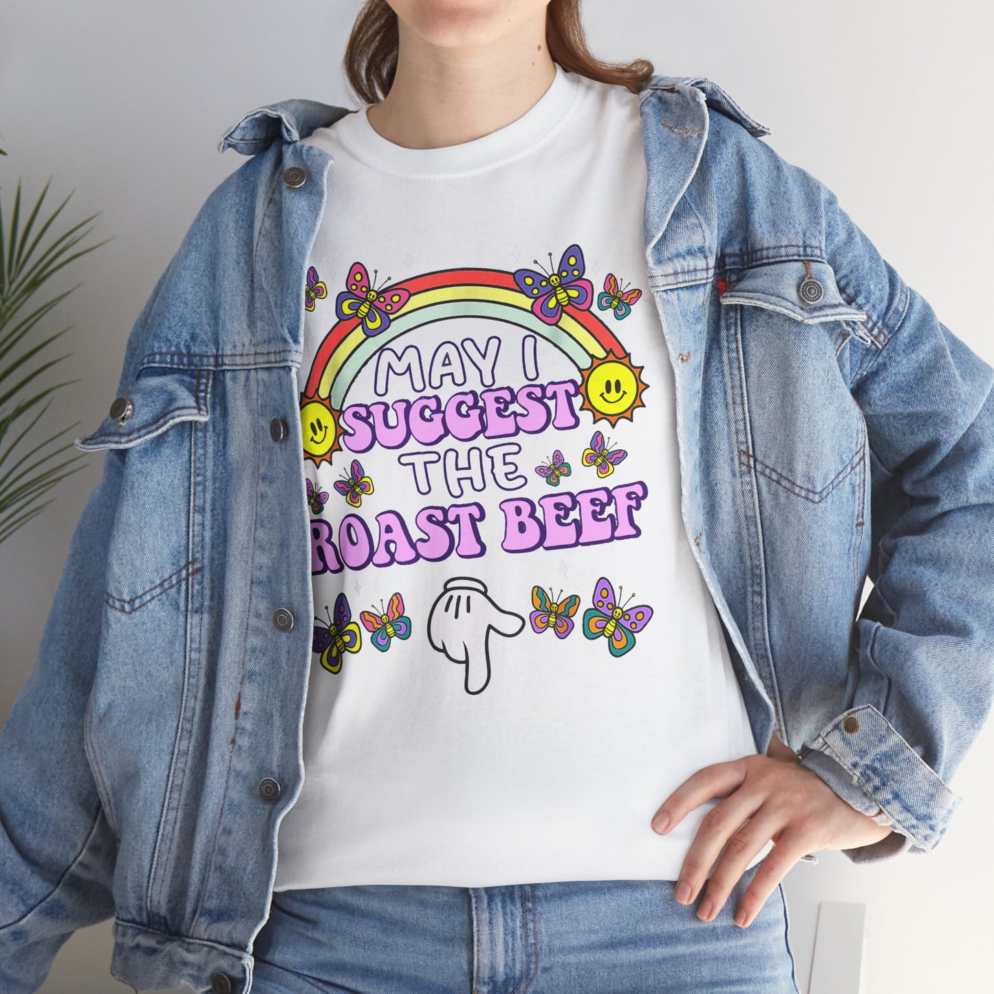Funny Women's Embarrassing Roast Beef Unisex Tee, Joke Shirt Exchange Gift, Hilarious Humor