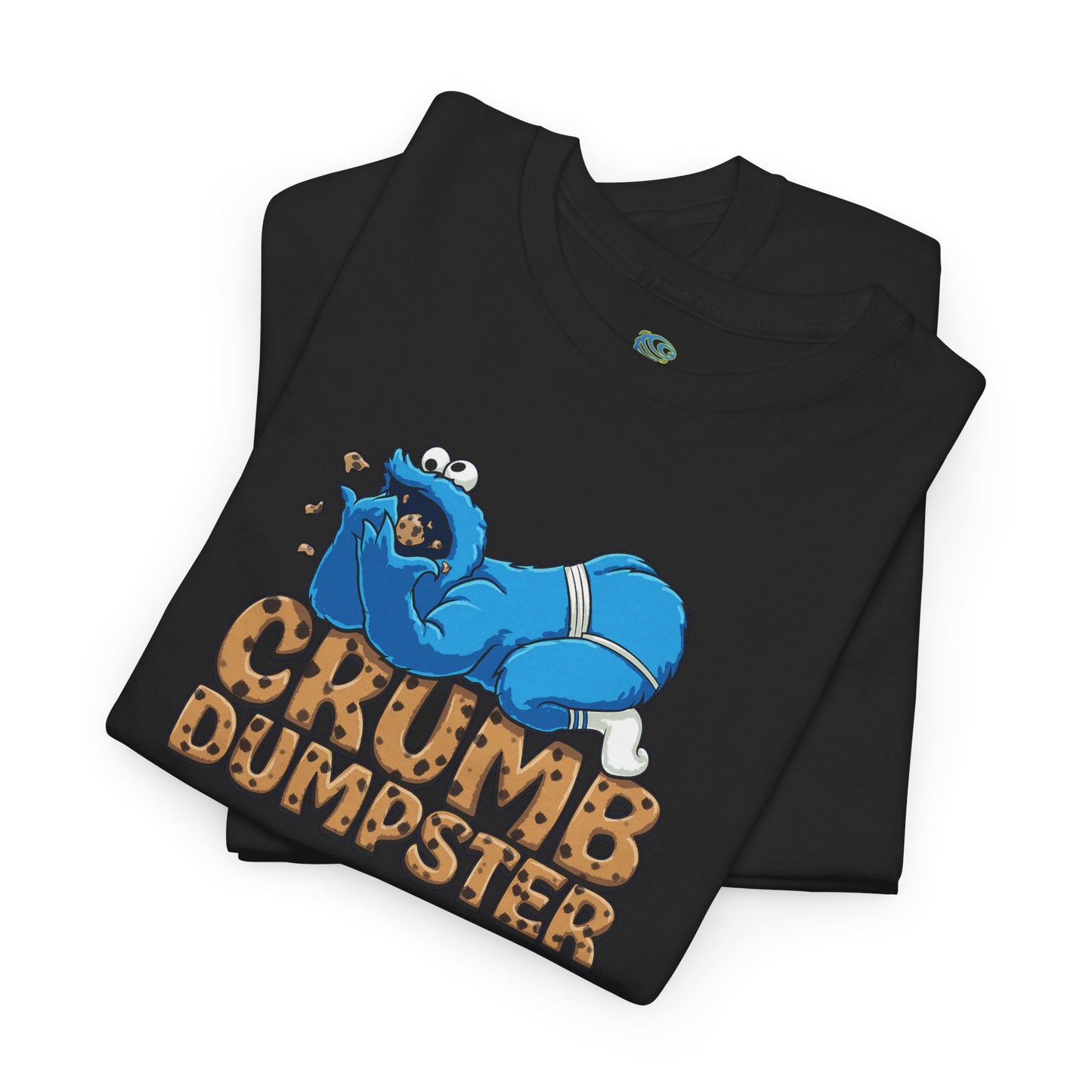 Crumb Dumpster Unisex Tee - Gay Cookie Eating Monster Design