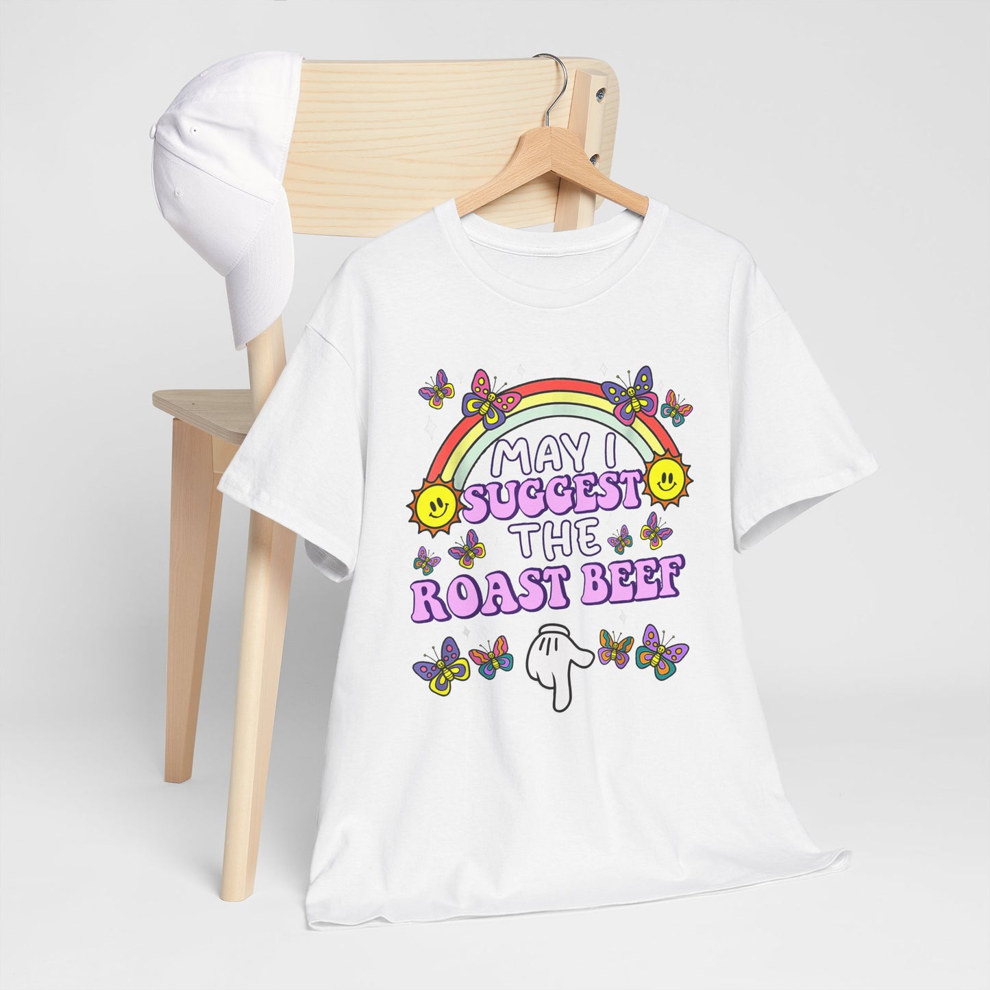 Funny Women's Embarrassing Roast Beef Unisex Tee, Joke Shirt Exchange Gift, Hilarious Humor
