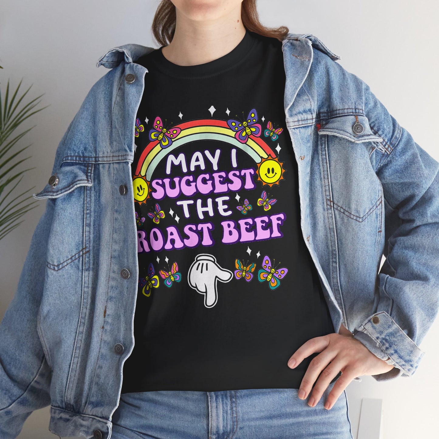 Funny Women's Embarrassing Roast Beef Unisex Tee, Joke Shirt Exchange Gift, Hilarious Humor