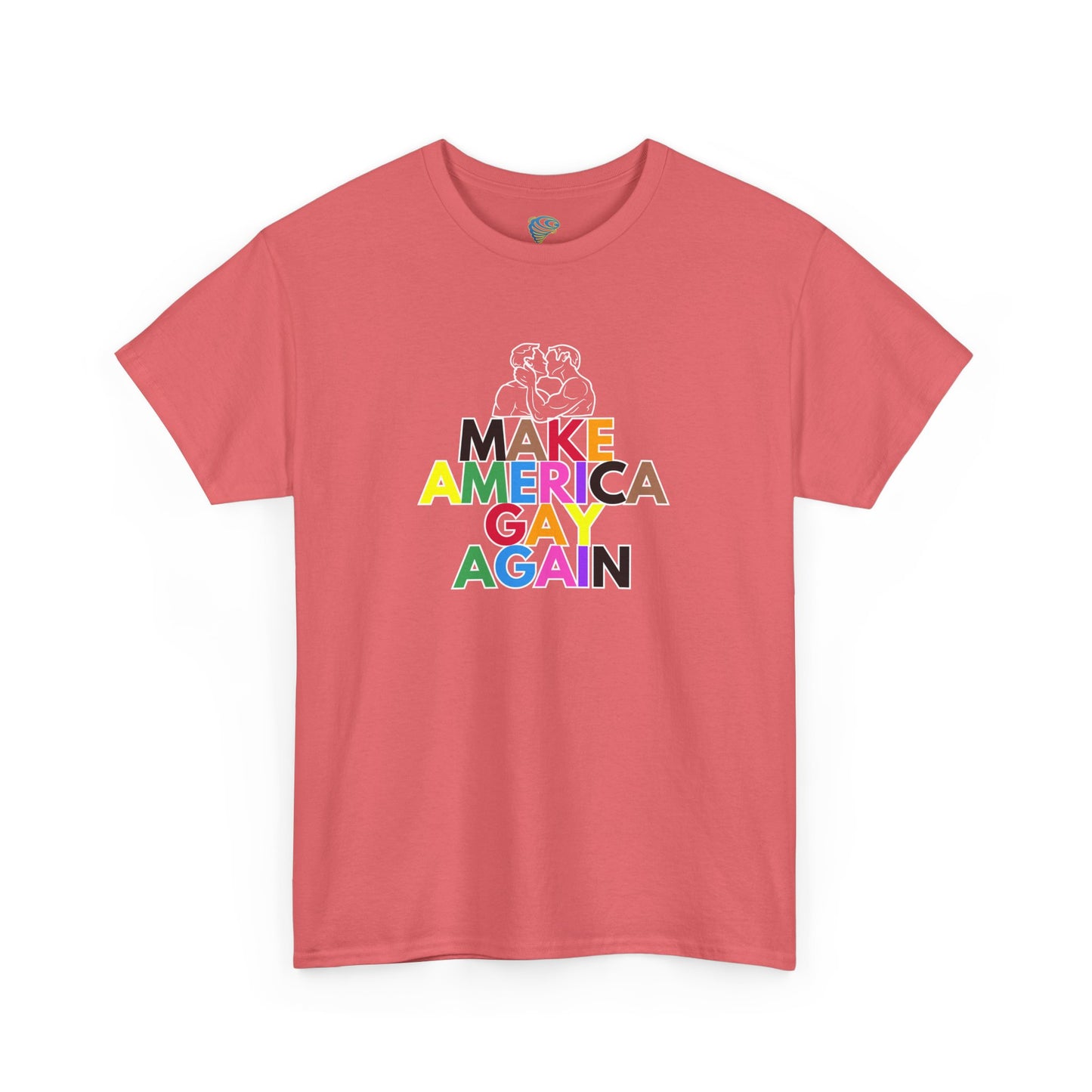 Make America Gay Again Unisex Heavy Cotton Tee - Pride & LGBTQ+ Support