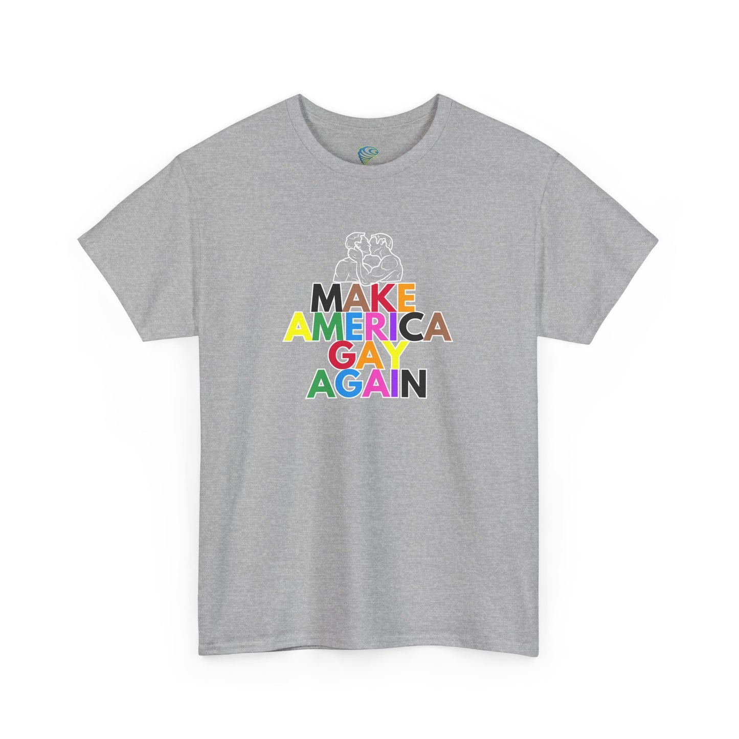 Make America Gay Again Unisex Heavy Cotton Tee - Pride & LGBTQ+ Support