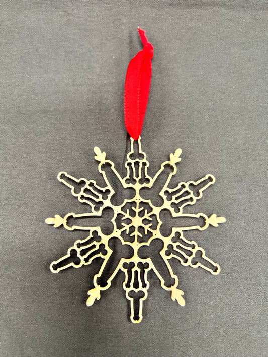 Penisflake Christmas Ornament - Funny Adult Gag Gift - Funny Holiday Decor