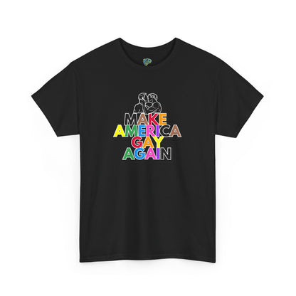 Make America Gay Again Unisex Heavy Cotton Tee - Pride & LGBTQ+ Support