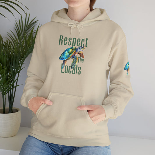 Respect The Locals Sea Turtles Hoodie