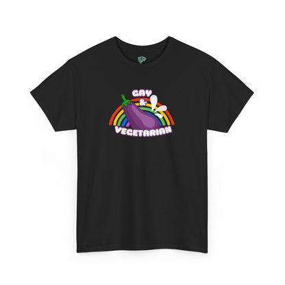 Gay Vegetarian Unisex Tee - Adult Humor Shirt