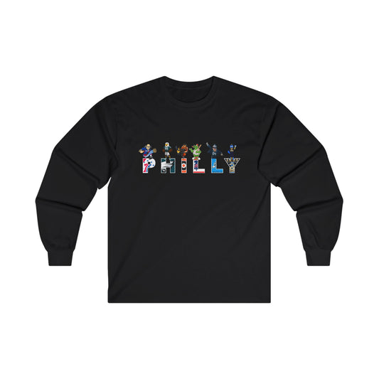 Philly Sports Mascots Long-Sleeved Tee