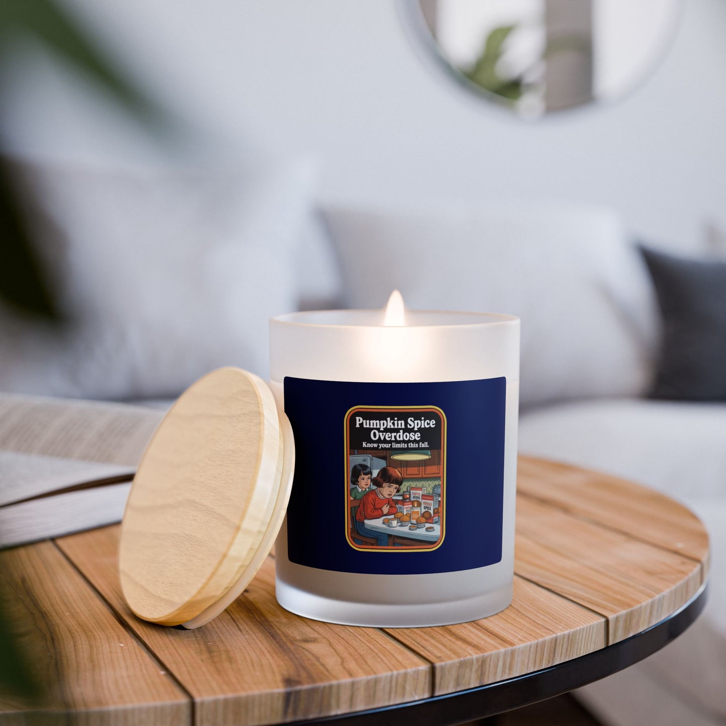 Pumpkin Spice OD Candle, Cozy Scented Candle,funny Autumn Decor, Home Fragrance, Gift for Thanksgiving, Relaxing Vibes