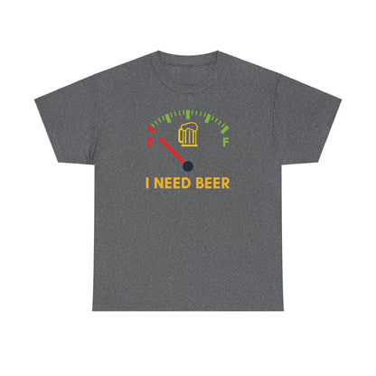 Funny "This Guy Needs A Beer" Cotton T - Unisex