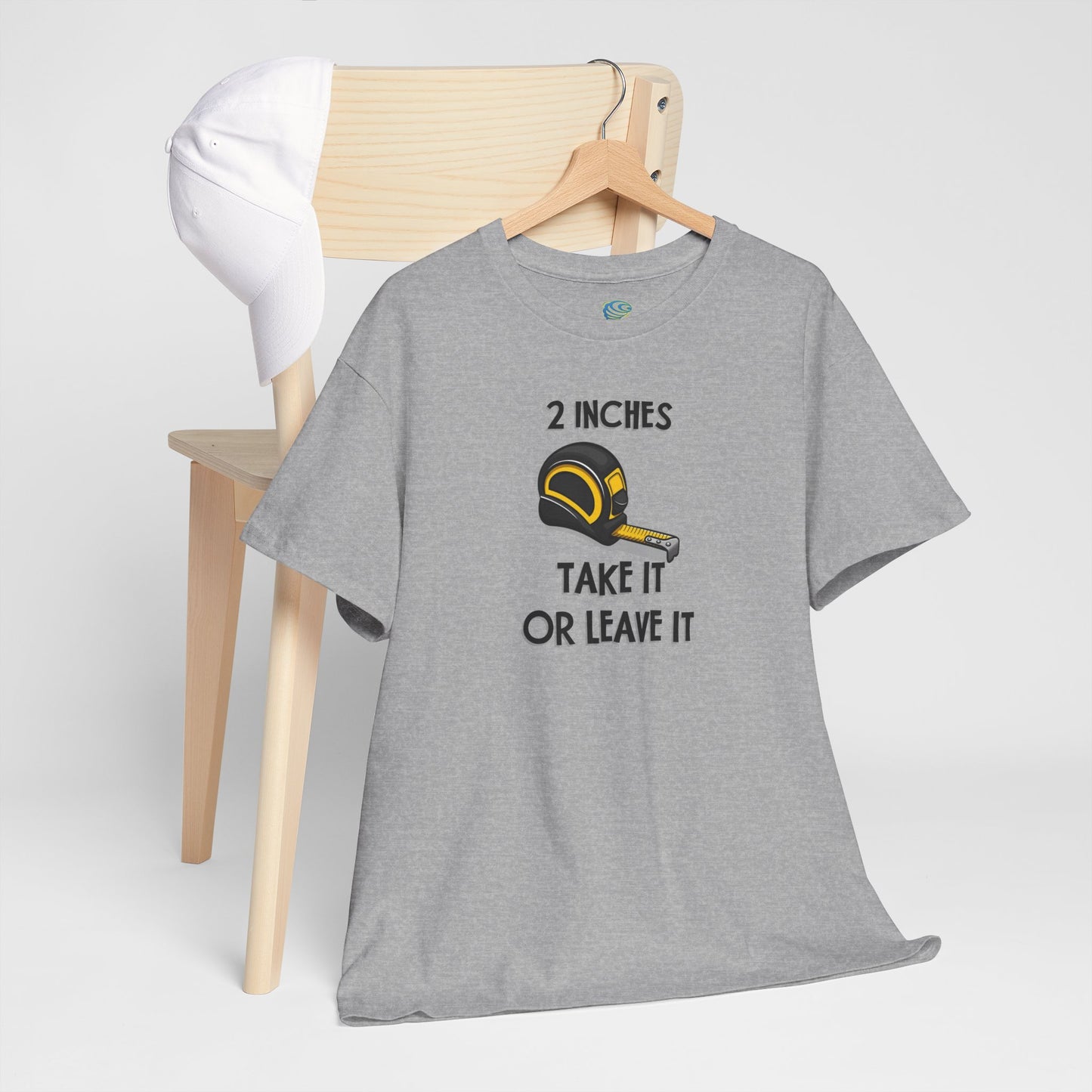 Funny Gag Gift T-Shirt - 2 Inches Take It or Leave It