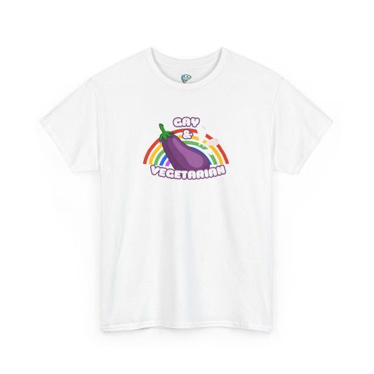 Gay Vegetarian Unisex Tee - Adult Humor Shirt