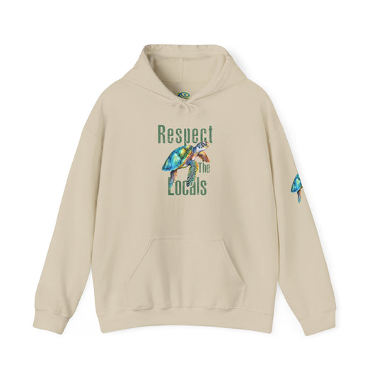 Respect The Locals Sea Turtles Hoodie
